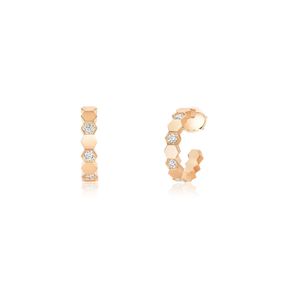 [：Polaidi Jewelry]Hollow Design Four-Leaf Clover Flower Shape Earrings