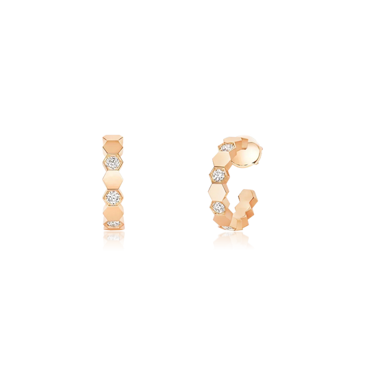 [：Polaidi Jewelry]Hollow Design Four-Leaf Clover Flower Shape Earrings