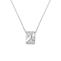 [Polaidi Jewelry ]LIENS EVIDENCE DIAMOND PAVED NECKLACE