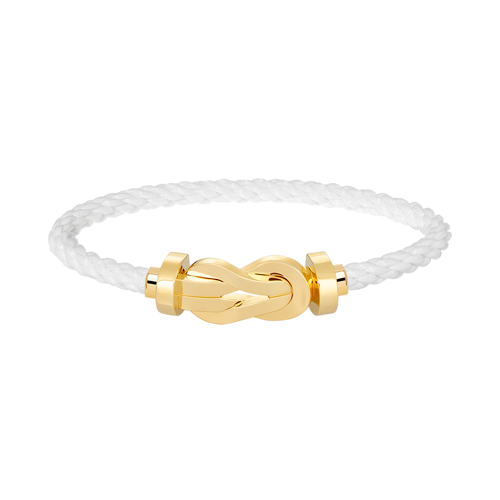 [：Polaidi Jewelry]CHANCE ラージ 8の字バックル ノーダイヤモンドブレスレット ゴールド