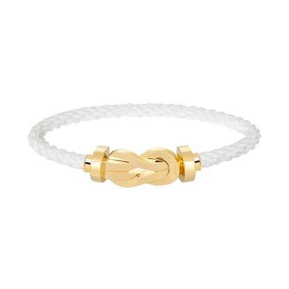 [：Polaidi Jewelry]CHANCE ラージ 8の字バックル ノーダイヤモンドブレスレット ゴールド