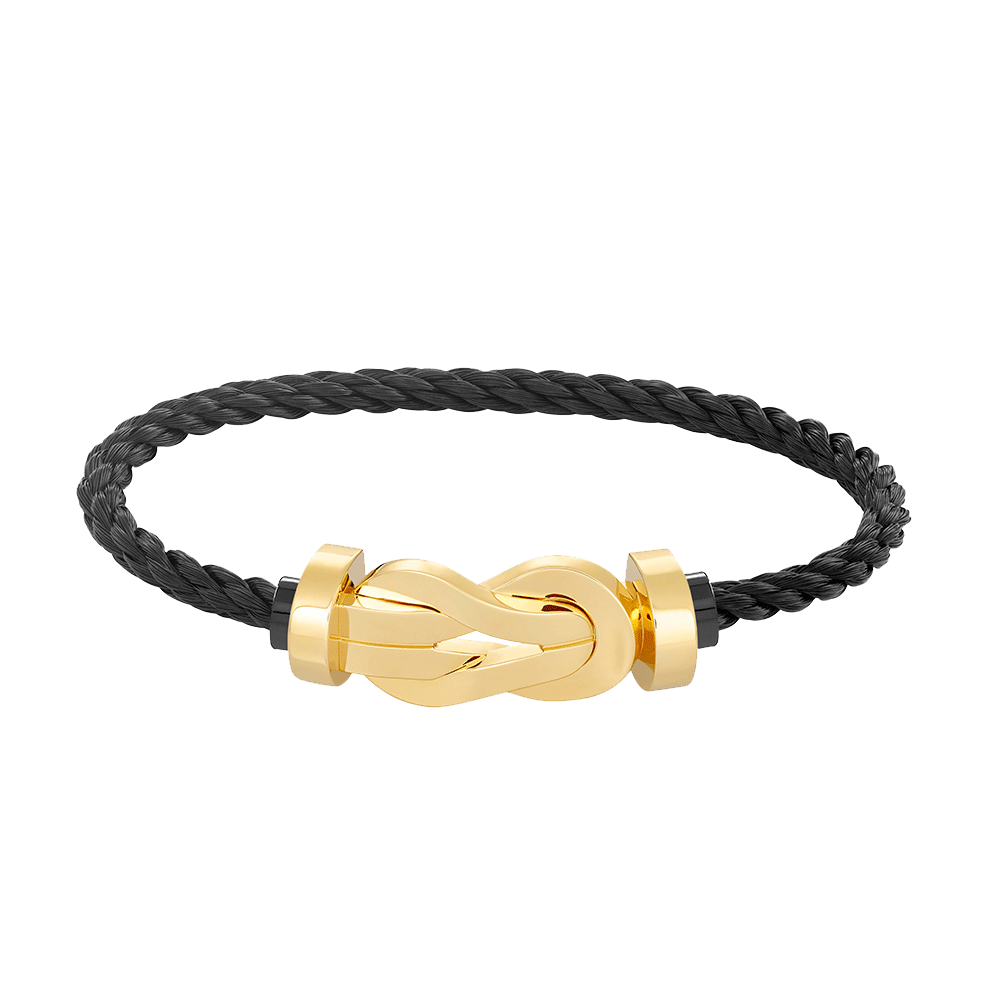 [：Polaidi Jewelry]CHANCE ラージ 8の字バックル ノーダイヤモンドブレスレット ゴールド