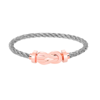 [Polaidi Jewelry ]CHANCE LARGE 8 FIGURE BUCKLE NO DIAMOND BRACELET ROSE GOLD
