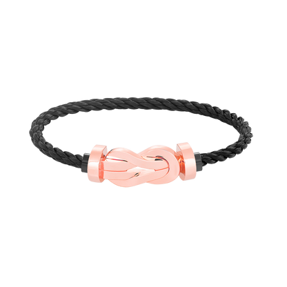 [：Polaidi Jewelry]チャンス ラージ8フィギュアバックル ノーダイヤモンドブレスレット ローズゴールド