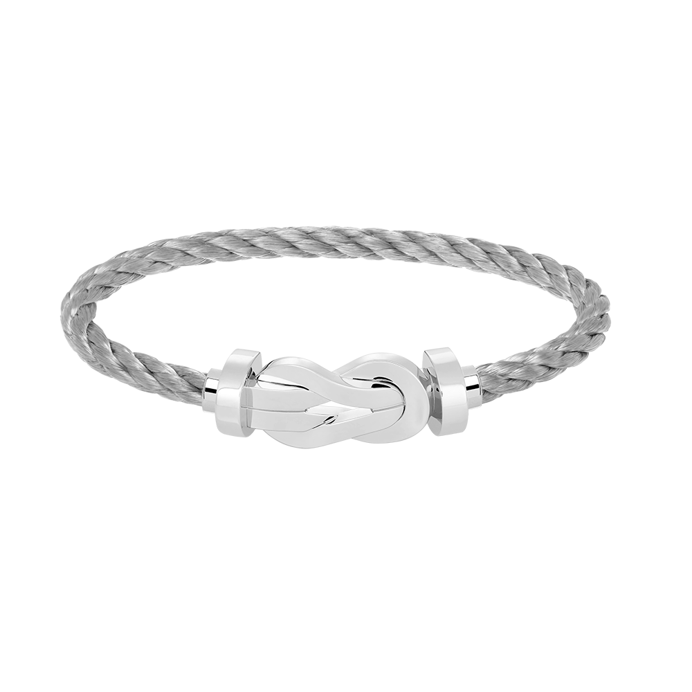 [：Polaidi Jewelry]チャンス ラージ 8 フィギュア バックル ノー ダイヤモンド ブレスレット シルバー