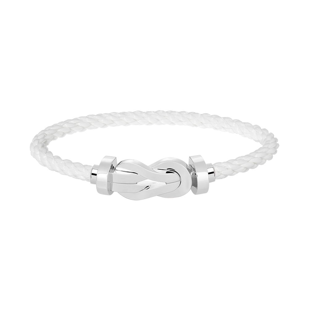 [：Polaidi Jewelry]チャンス ラージ 8 フィギュア バックル ノー ダイヤモンド ブレスレット シルバー