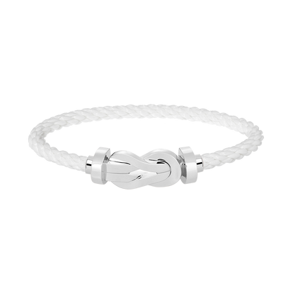 [：Polaidi Jewelry]チャンス ラージ 8 フィギュア バックル ノー ダイヤモンド ブレスレット シルバー