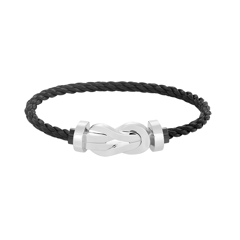 [：Polaidi Jewelry]チャンス ラージ 8 フィギュア バックル ノー ダイヤモンド ブレスレット シルバー