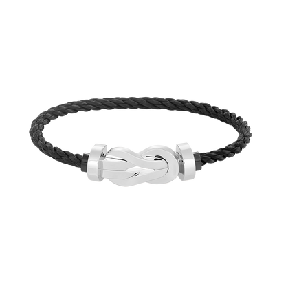 [：Polaidi Jewelry]チャンス ラージ 8 フィギュア バックル ノー ダイヤモンド ブレスレット シルバー