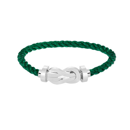 [：Polaidi Jewelry]チャンス ラージ 8 フィギュア バックル ノー ダイヤモンド ブレスレット シルバー
