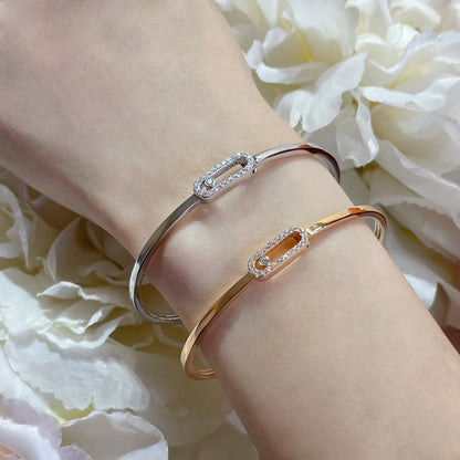 [Polaidi Jewelry]Move Uno pavé flex bangle medium