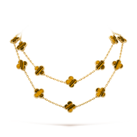 [Polaidi Jewelry ]CLOVER 20 MOTIFS TIGER EYE ROSE GOLD