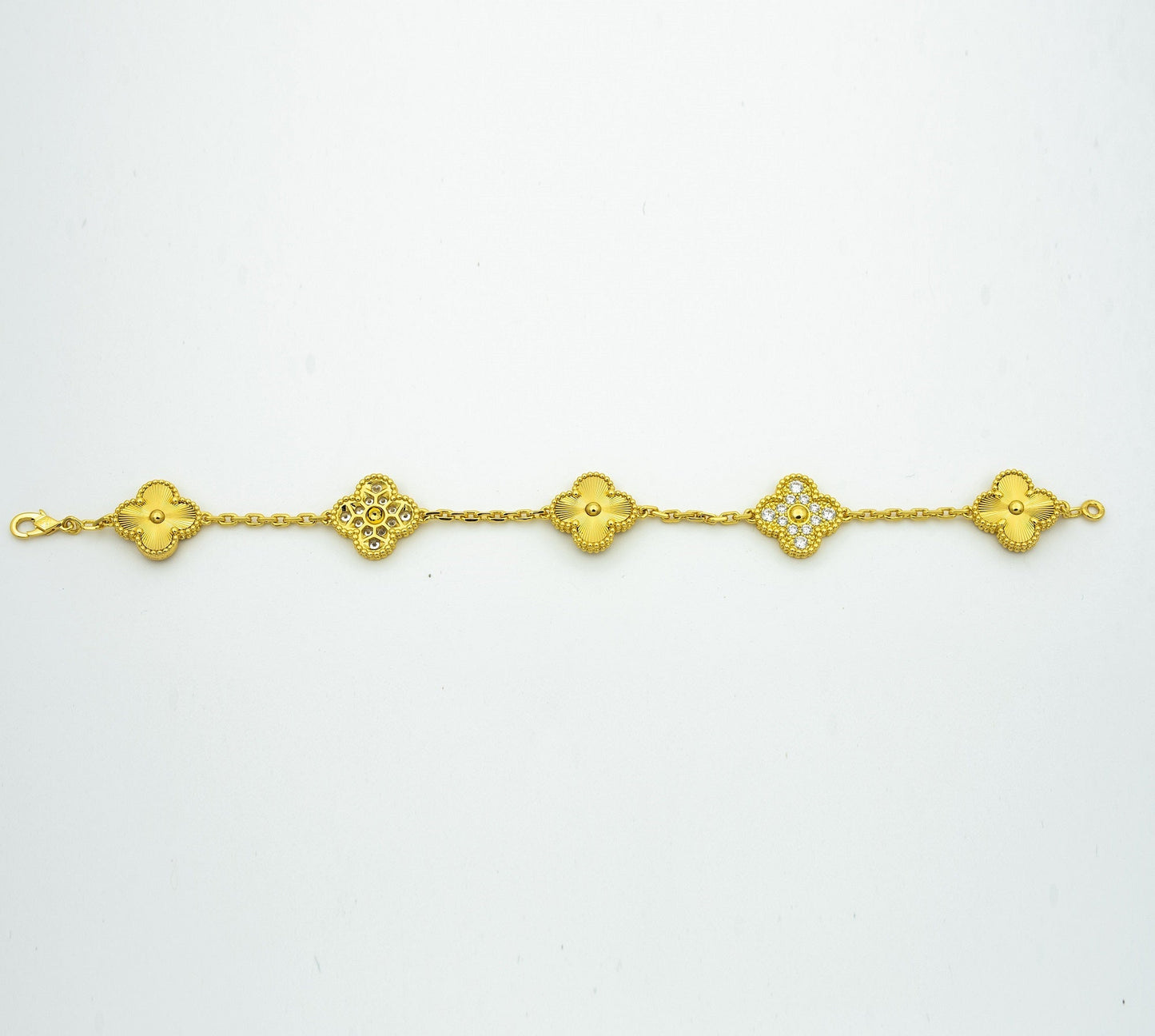 [Polaidi Jewelry] CLOVER 5 MOTIF LASER BRACELET COLLECTION
