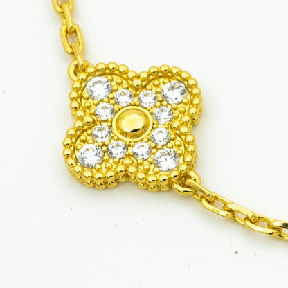 [Polaidi Jewelry] CLOVER 5 MOTIF LASER BRACELET COLLECTION