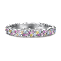[Polaidi Jewelry ]Dainty Ebullient Round Cut Daily Ring