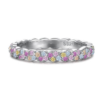 [Polaidi Jewelry]Dainty Ebullient Round Cut Daily Ring
