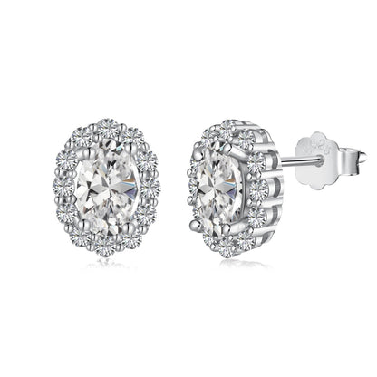 [Polaidi Jewelry]Delicate Unique Oval Cut Daily Earrings