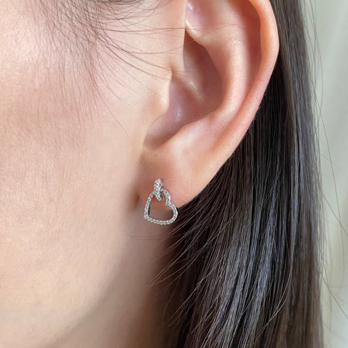 [Polaidi Jewelry]Dainty Heart Shape Earrings