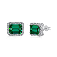 [Polaidi Jewelry ]Luxurious Dainty Emerald Cut Banquet Earrings