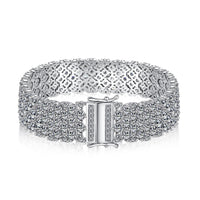 [Polaidi Jewelry ]Ornate Elegant Round Cut Party Bracelet