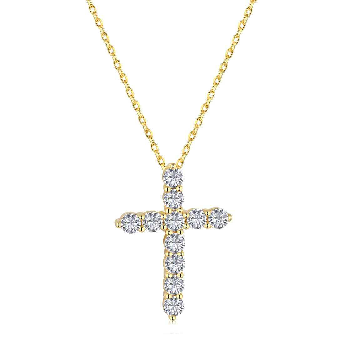 [Polaidi Jewelry]Unique Cross Shape Necklace