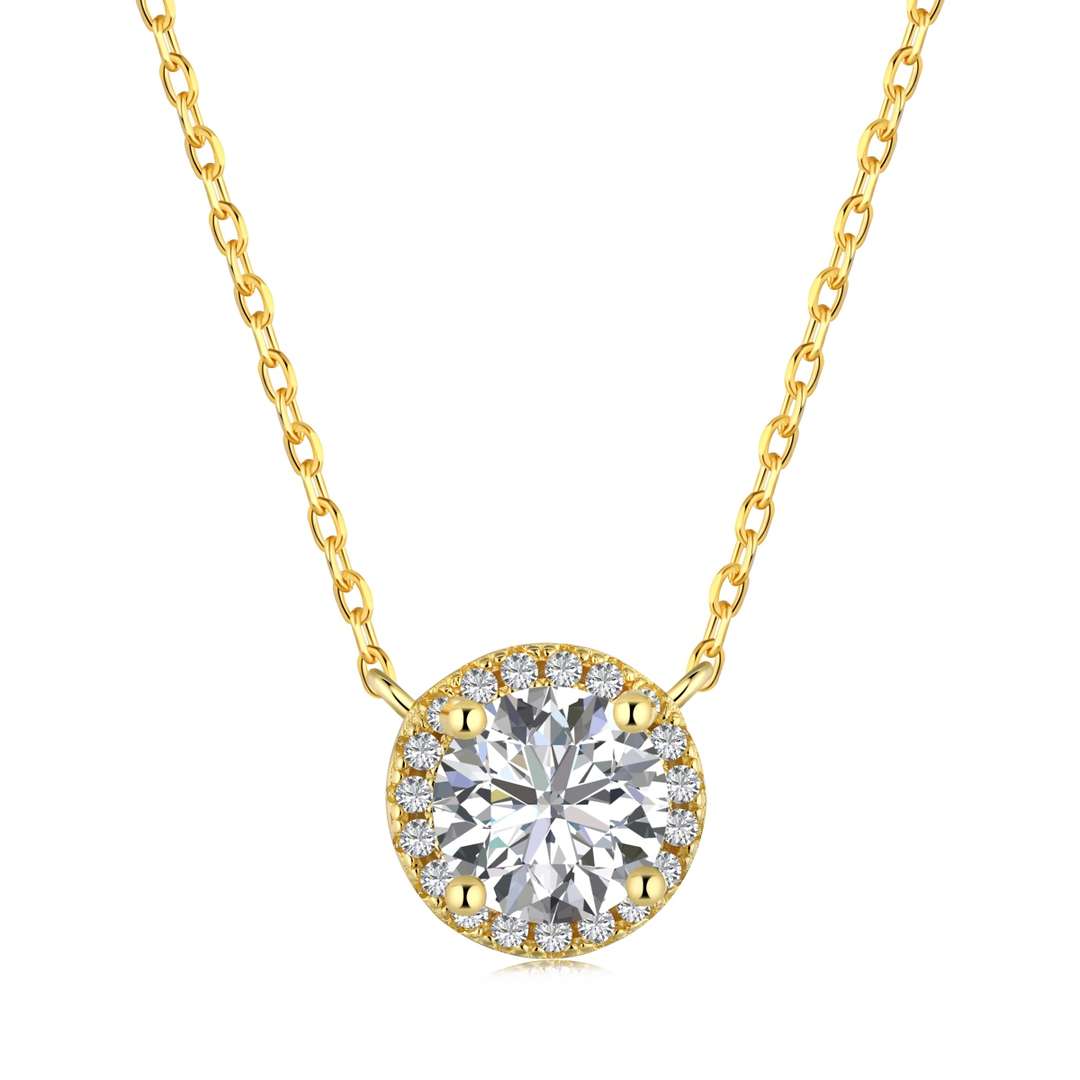 [Polaidi Jewelry]Luxurious Round Cut Necklace