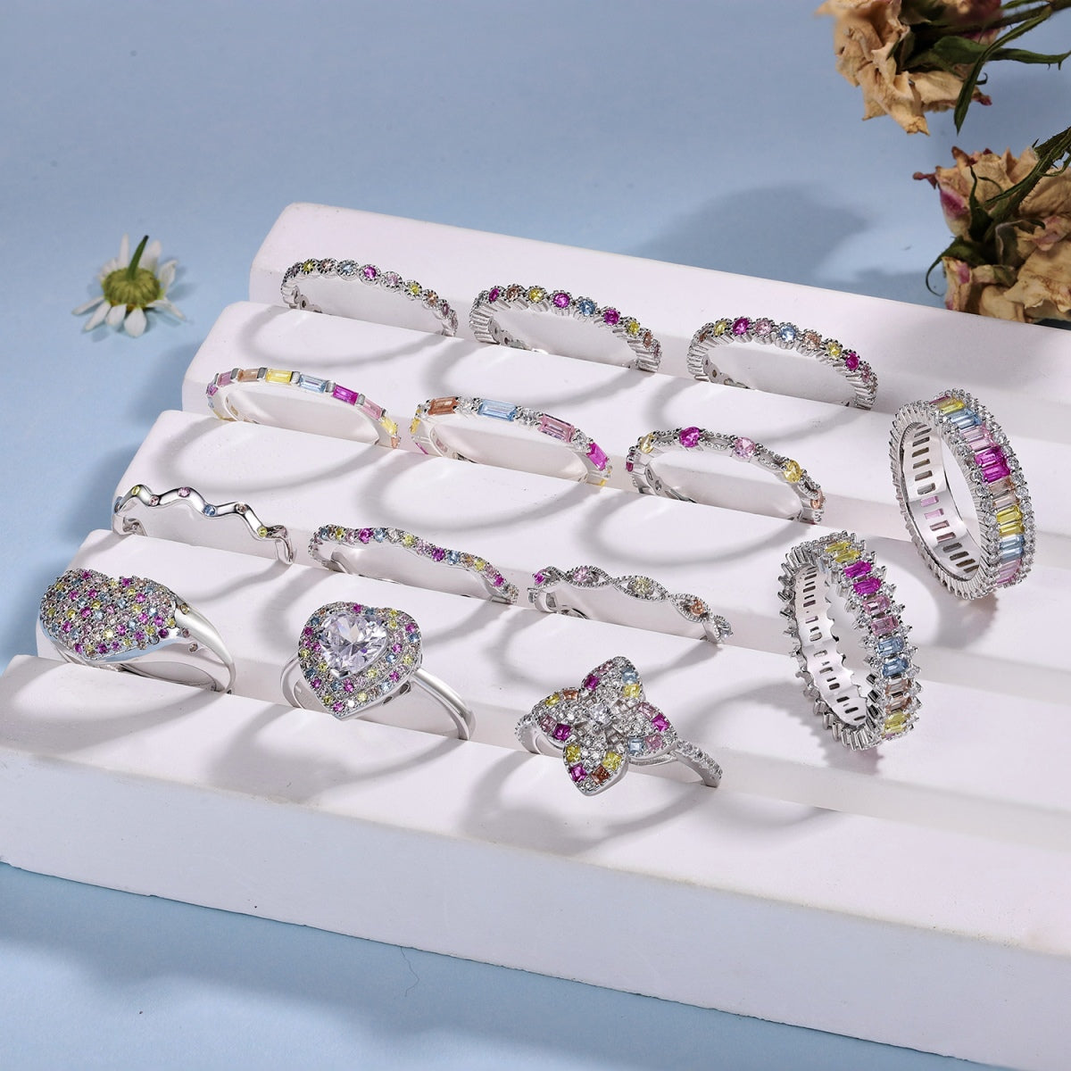 [Polaidi Jewelry]Elegant Energetic Round Cut Daily Ring