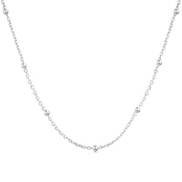 [Polaidi Jewelry ]Small Bead Clavicle Chain Simple Necklace