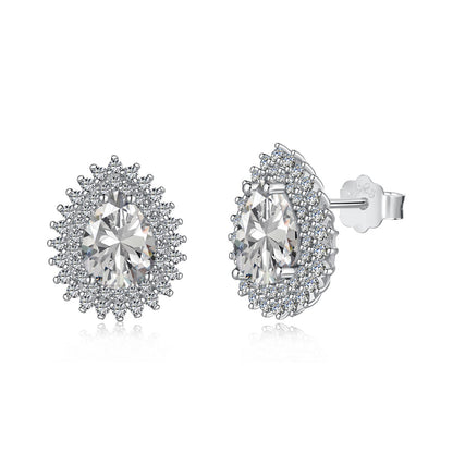 [Polaidi Jewelry]Delicate Gorgeous Pear Cut Daily Earrings
