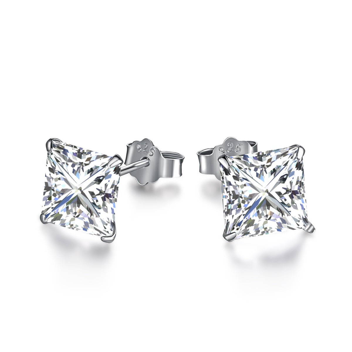 [Polaidi Jewelry]Ornate Square Shape Earrings
