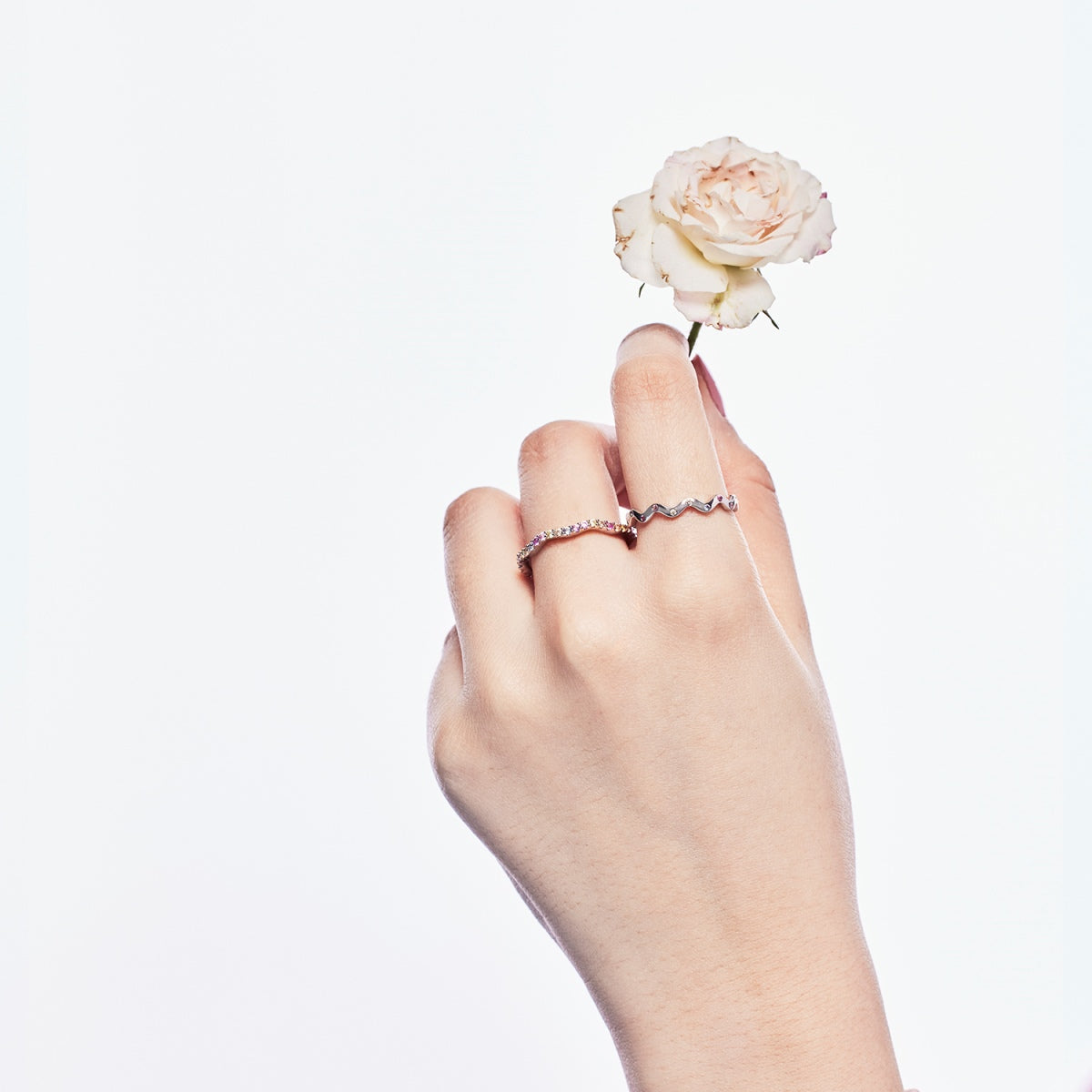 [Polaidi Jewelry]Ornate Vibrant Round Cut Daily Ring