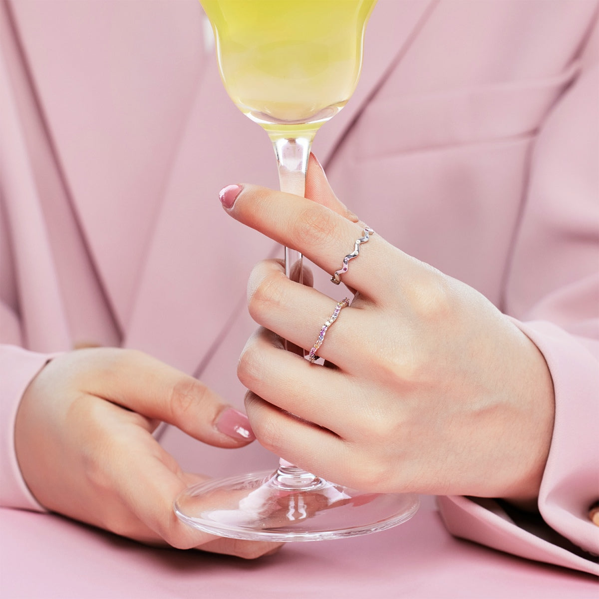 [Polaidi Jewelry]Ornate Vibrant Round Cut Daily Ring
