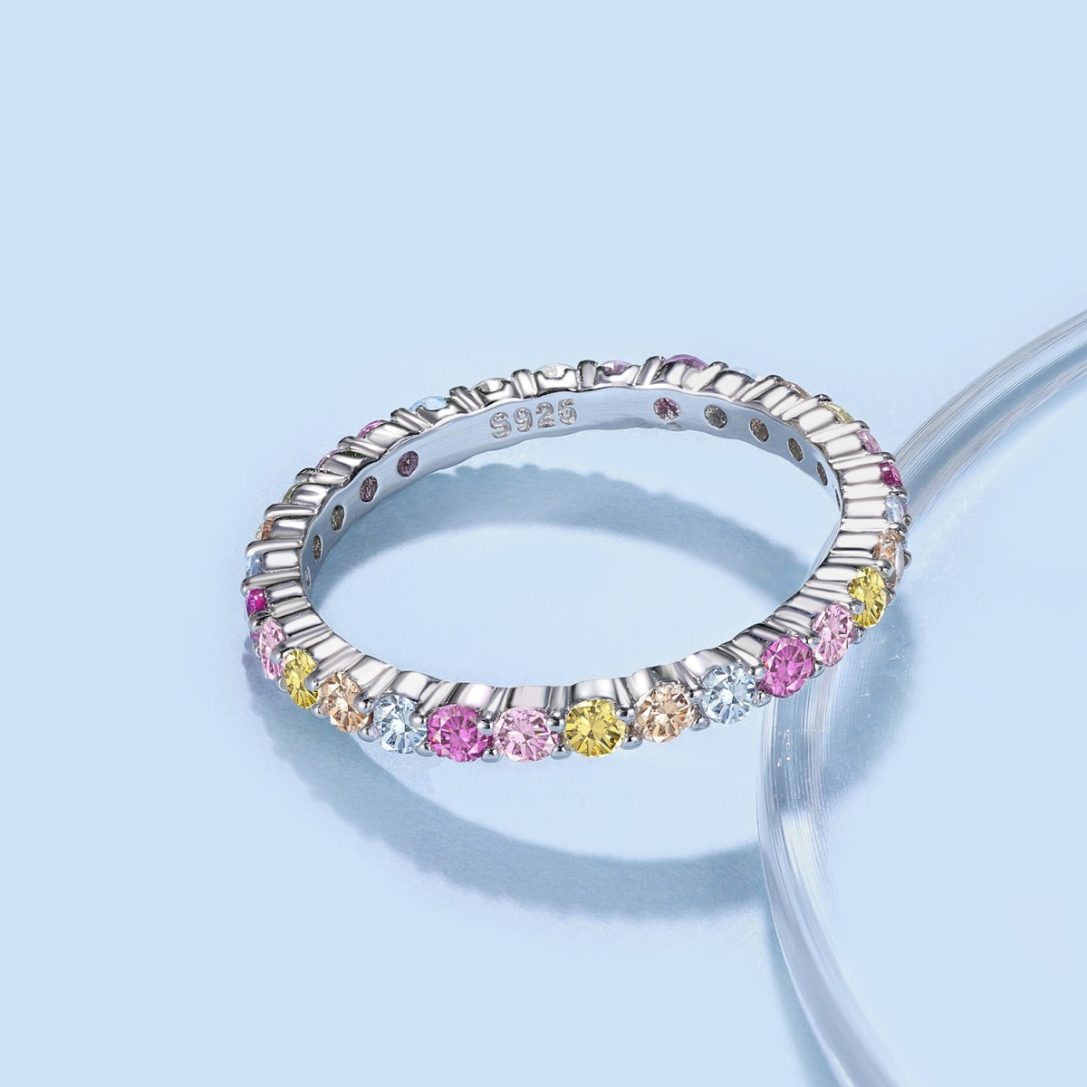 [Polaidi Jewelry]Elegant Vivid Round Cut Daily Ring