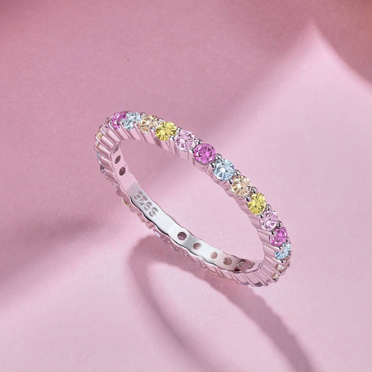 [Polaidi Jewelry]Elegant Vivid Round Cut Daily Ring