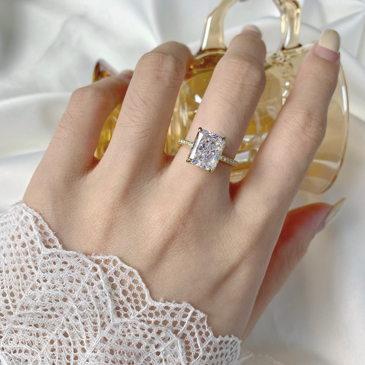 [Polaidi Jewelry]4.0 Carat Luxurious Engagement Ring
