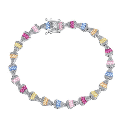 [Polaidi Jewelry]Radiant Water Drop Shape Daily Bracelet