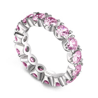 [Polaidi Jewelry ]Eternity Round Cut Tennis Ring