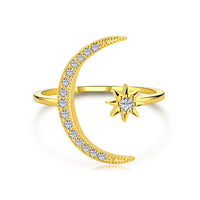 [Polaidi Jewelry ]Eternity Moon & Star Ring
