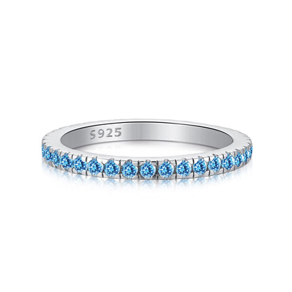 [Polaidi Jewelry]Delicate Sparkling Round Cut Daily Ring