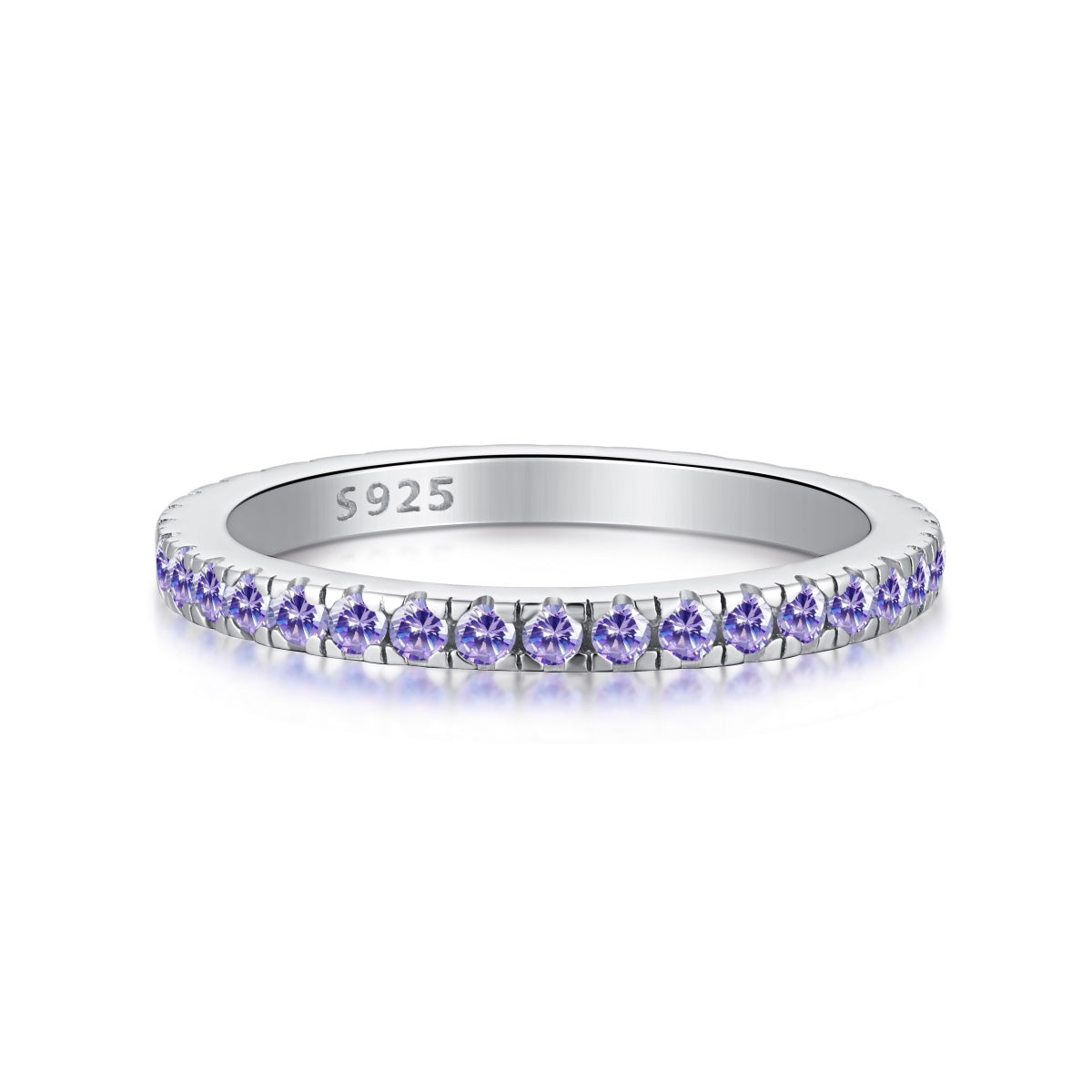 [Polaidi Jewelry]Delicate Sparkling Round Cut Daily Ring