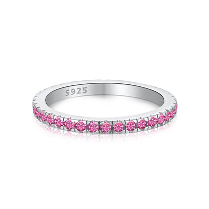 [Polaidi Jewelry]Delicate Sparkling Round Cut Daily Ring