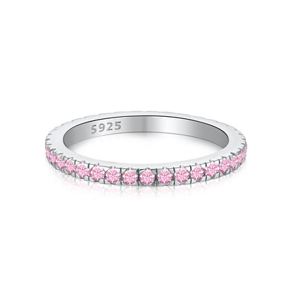 [Polaidi Jewelry]Delicate Sparkling Round Cut Daily Ring