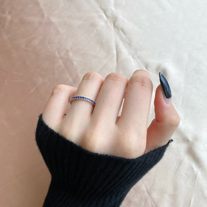 [Polaidi Jewelry]Delicate Sparkling Round Cut Daily Ring
