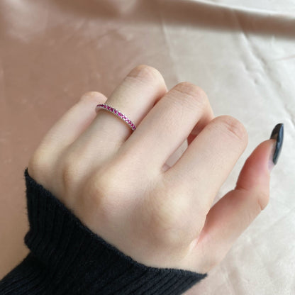 [Polaidi Jewelry]Delicate Sparkling Round Cut Daily Ring