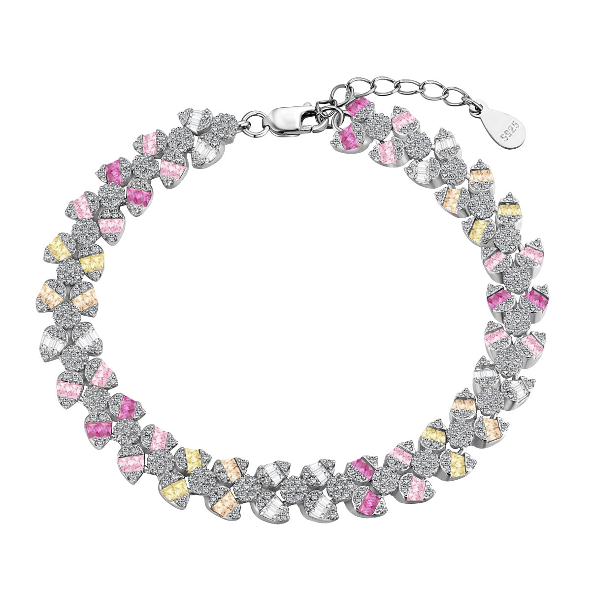 [Polaidi Jewelry]Dainty Exquisite Flower Shape Daily Bracelet