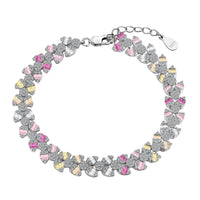 [Polaidi Jewelry ]Dainty Exquisite Flower Shape Daily Bracelet