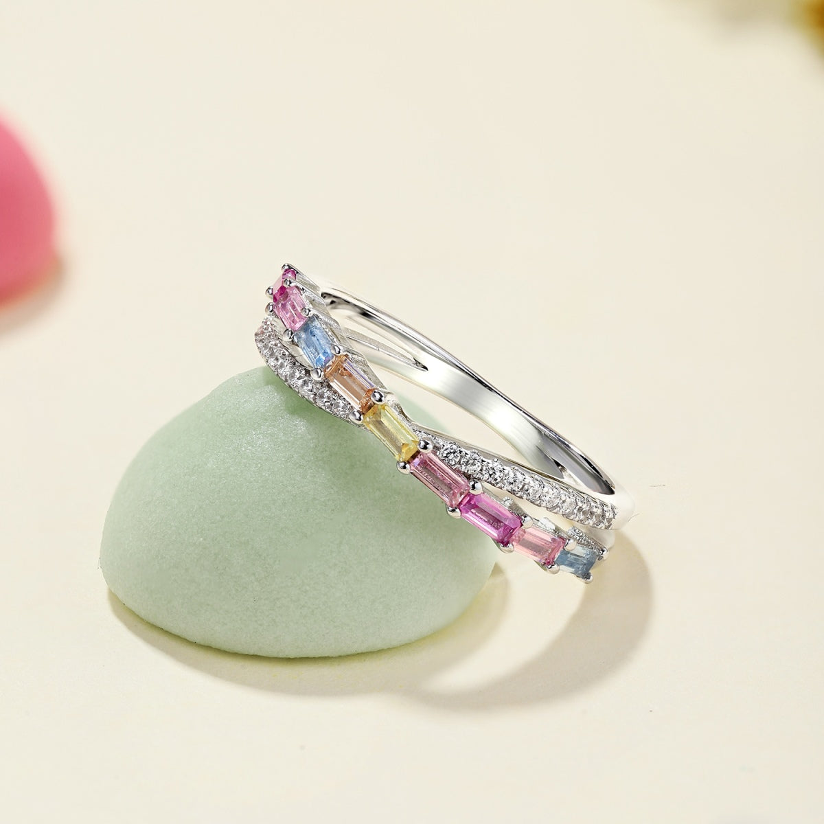 [Polaidi Jewelry]Energetic Elegant Radiant Cut Party Ring