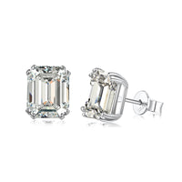 [Polaidi Jewelry ]Dazzling Square Shape Earrings