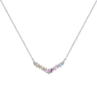 [Polaidi Jewelry ]Dazzling Rainbow Necklace