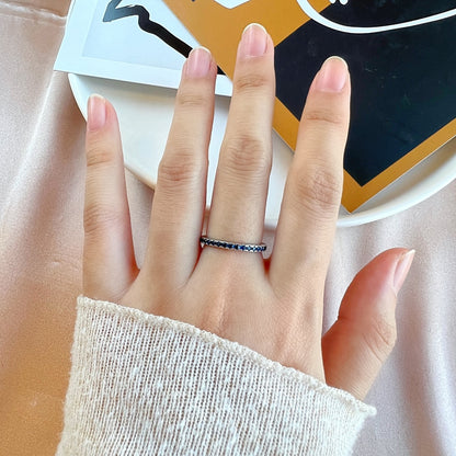 [Polaidi Jewelry]Delicate Sparkling Round Cut Daily Ring